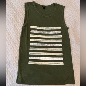 J.Crew green tank top